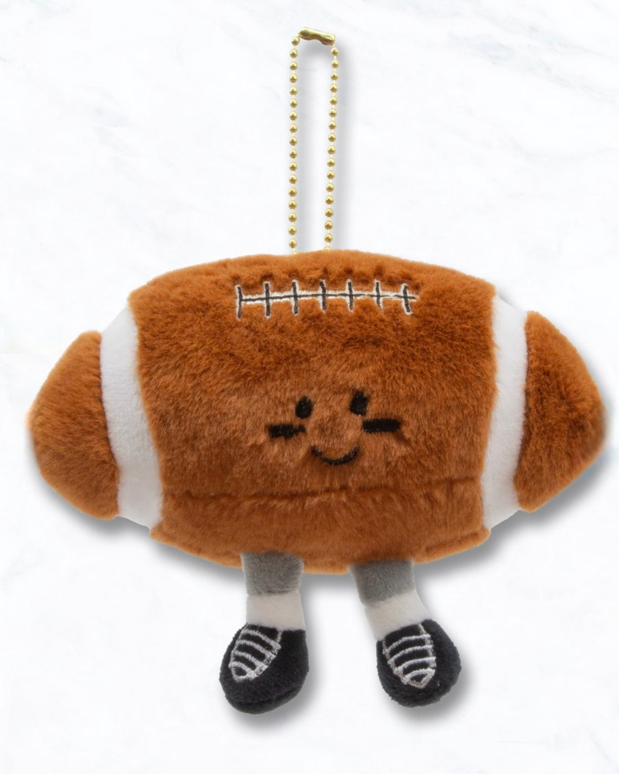 Football Plush Keychain