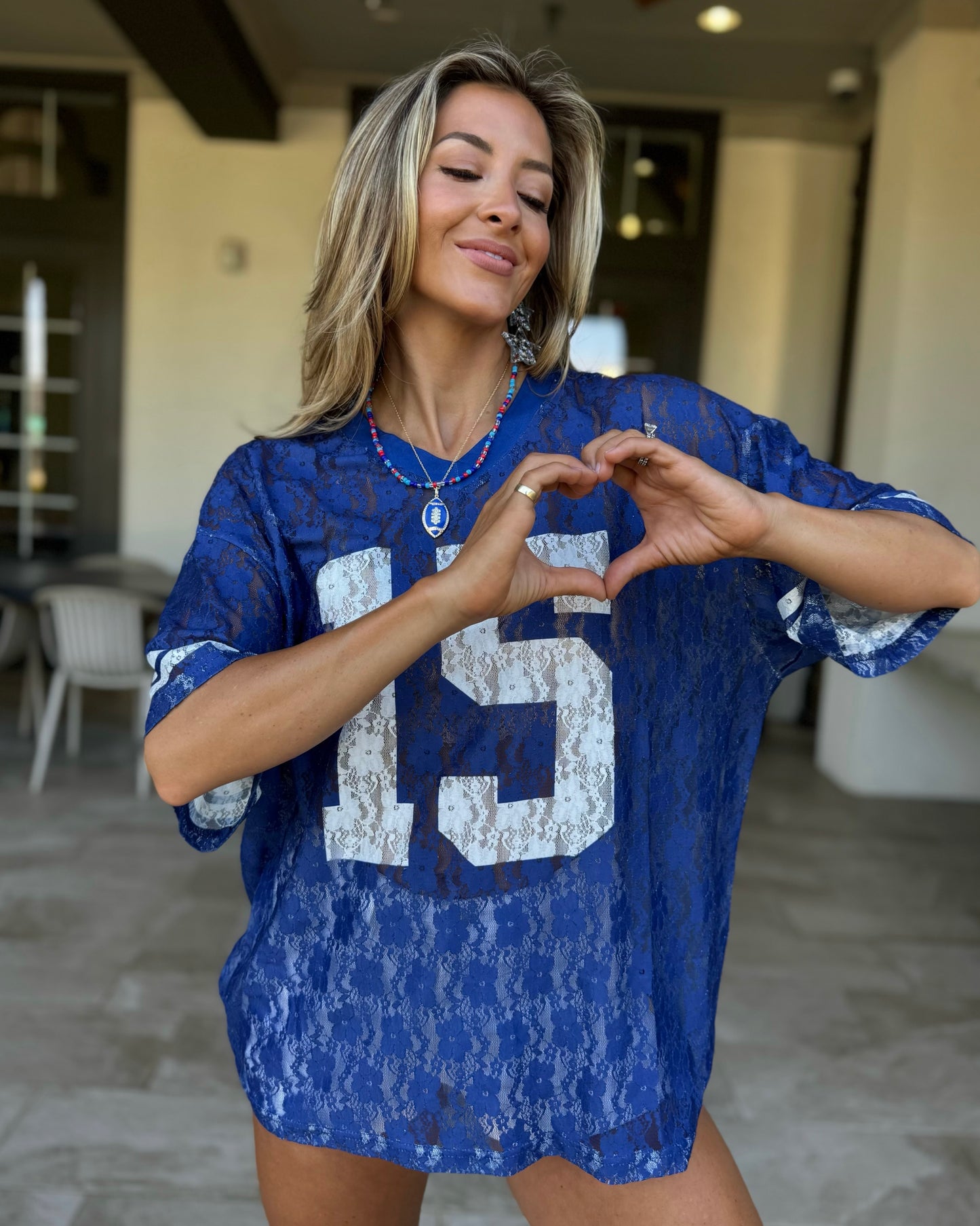 Blue Lace "It's Game Time" Jersey (Ships 9/30)