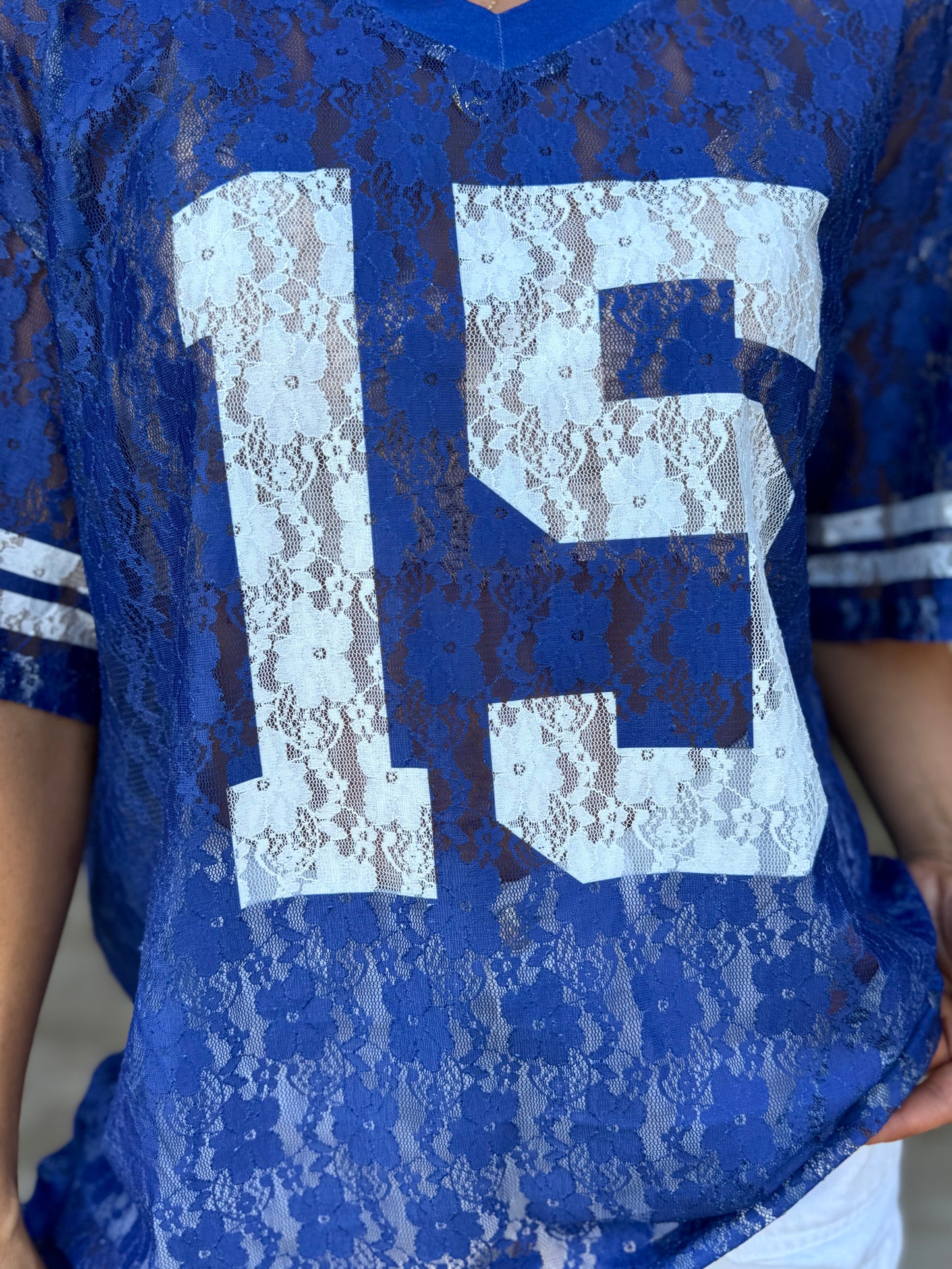 Blue Lace "It's Game Time" Jersey (Ships 9/30)