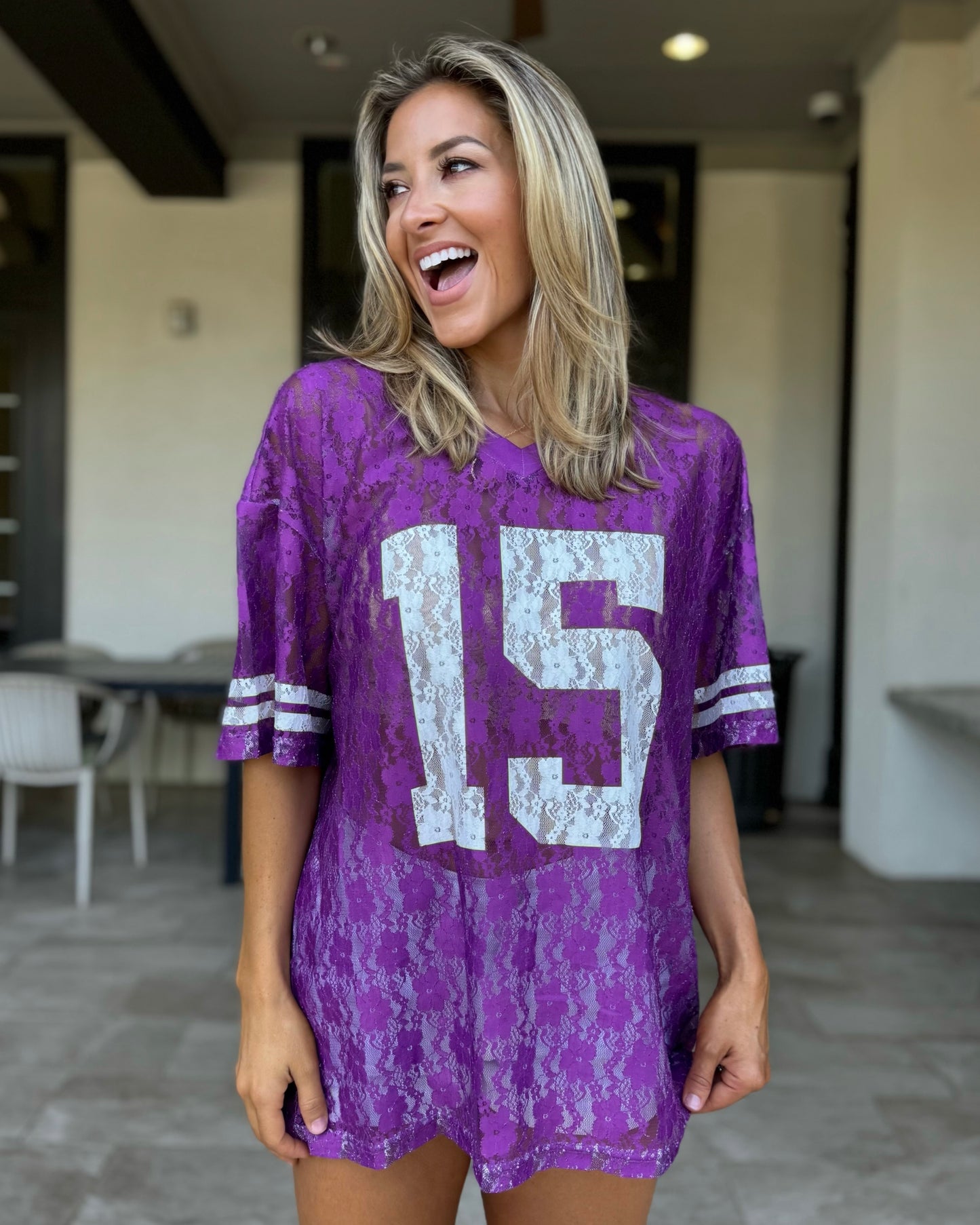 Purple Lace "It's Game Time" Jersey (Ships 9/30)