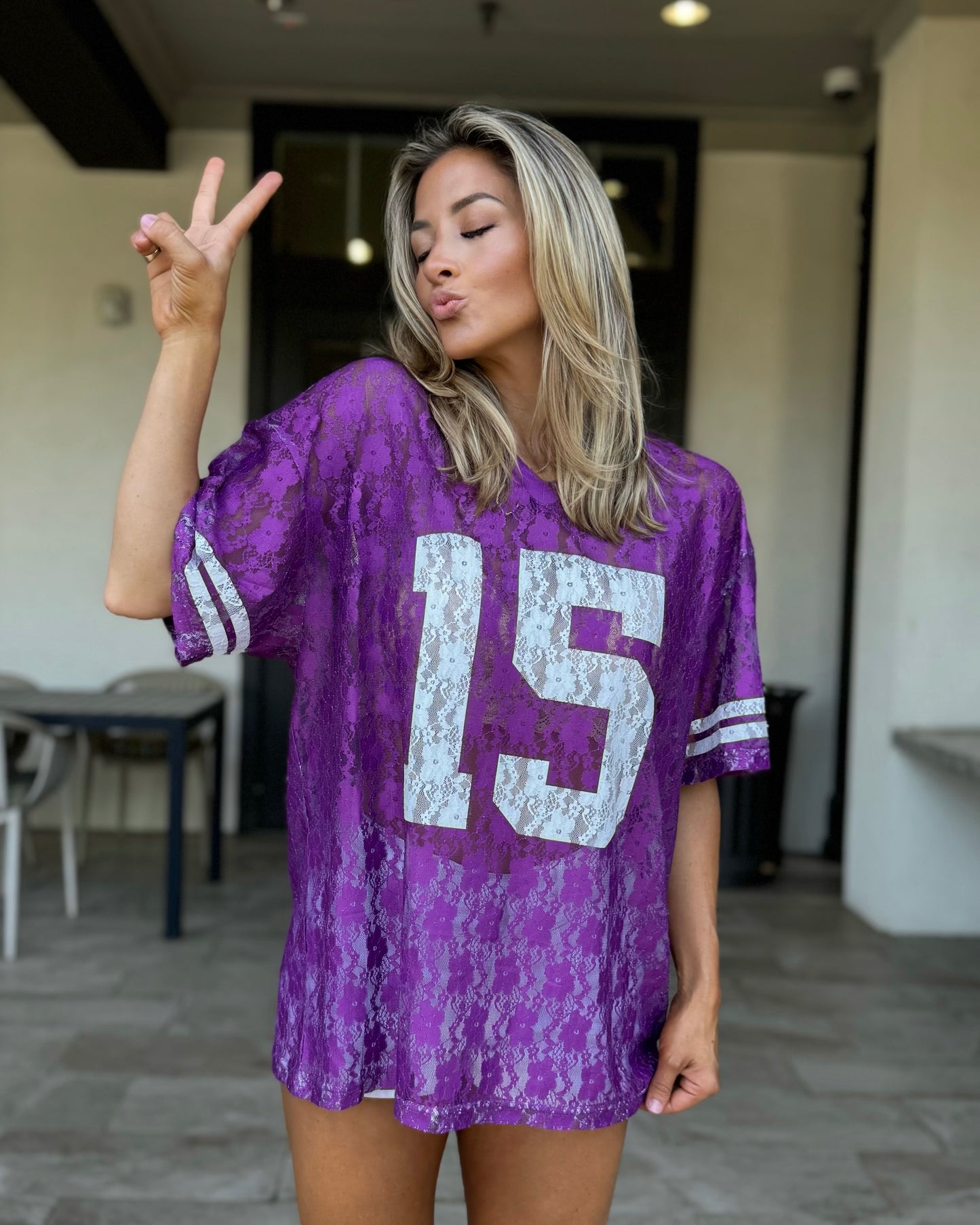 Purple Lace "It's Game Time" Jersey (Ships 9/30)