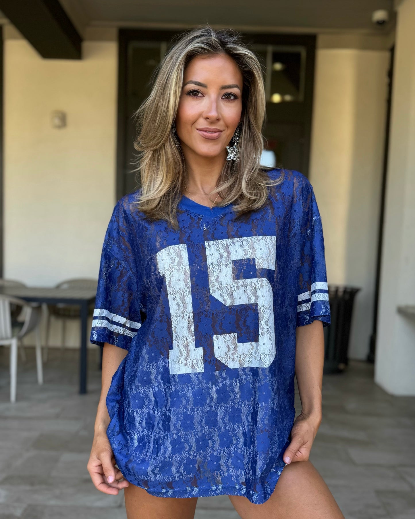 Blue Lace "It's Game Time" Jersey (Ships 9/30)