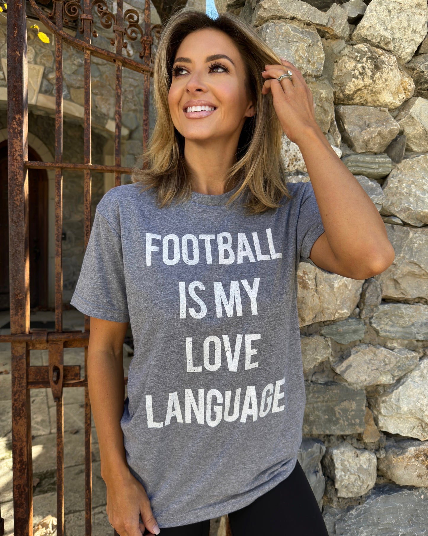 Unisex “FOOTBALL Is My Love Language” Tee