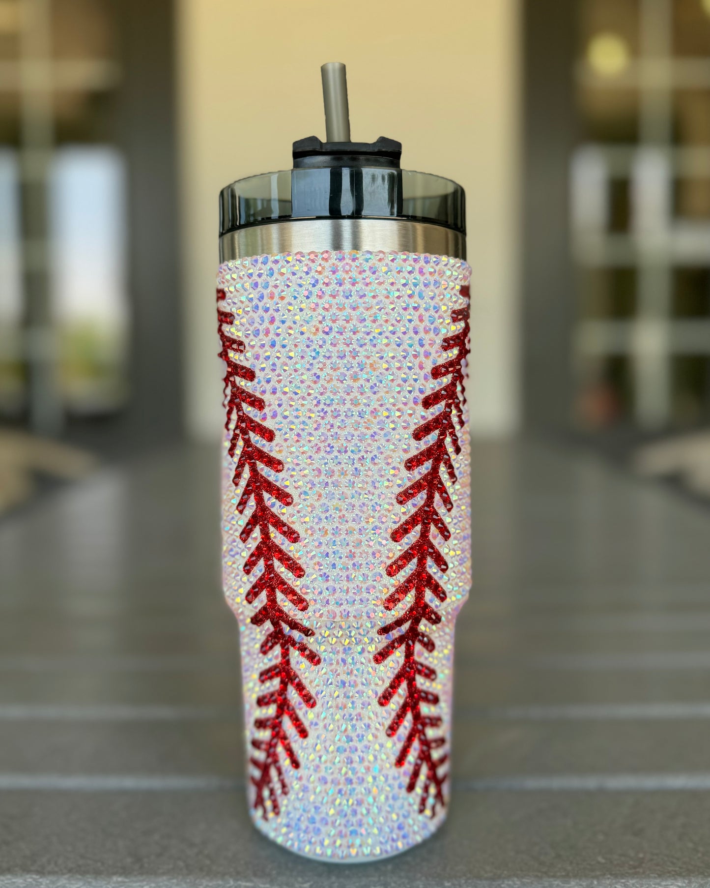 Pre-Order: Crystal BASEBALL "Blinged Out" Tumbler (Ships Approx. 6/30) - Live Love Gameday®