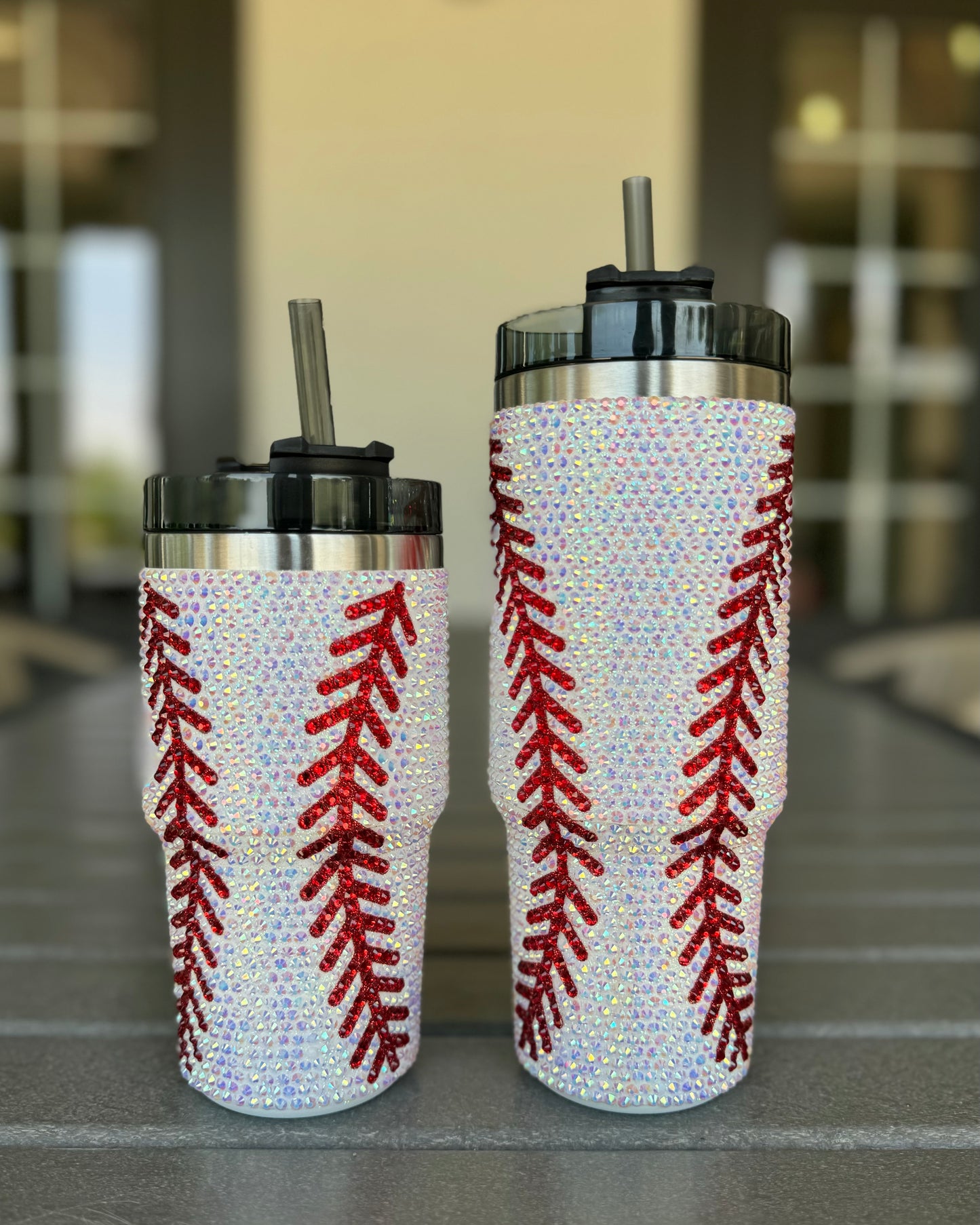 Pre-Order: Crystal BASEBALL "Blinged Out" Tumbler (Ships Approx. 6/30) - Live Love Gameday®