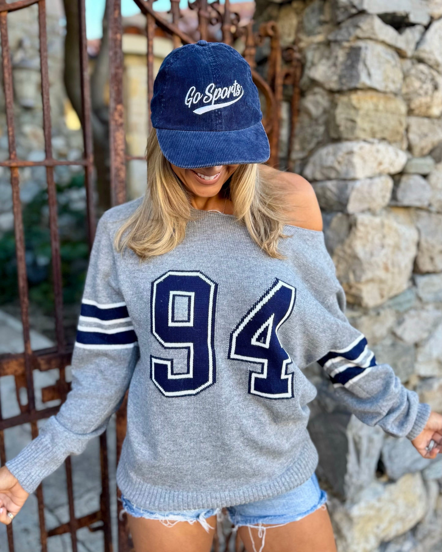 94 Boat Neck Jersey Sweater
