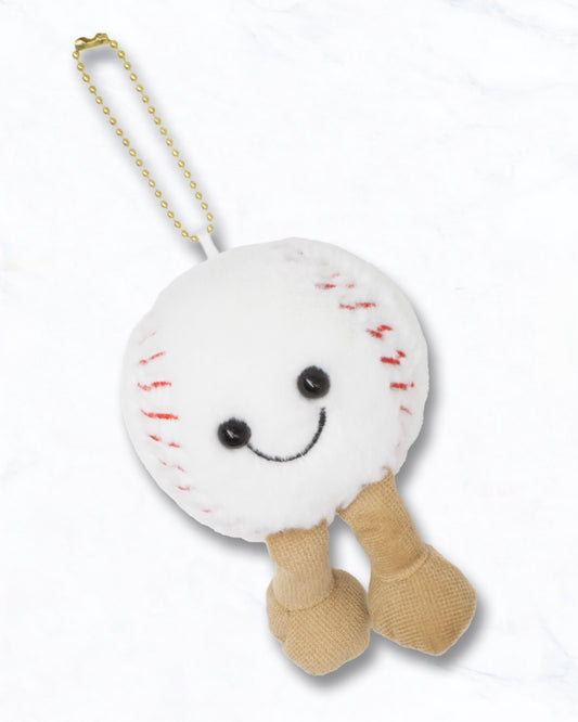 Baseball Plush Keychain