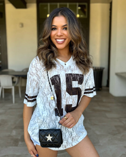 Black Rhinestone “Baby You’re A Star” Crossbody