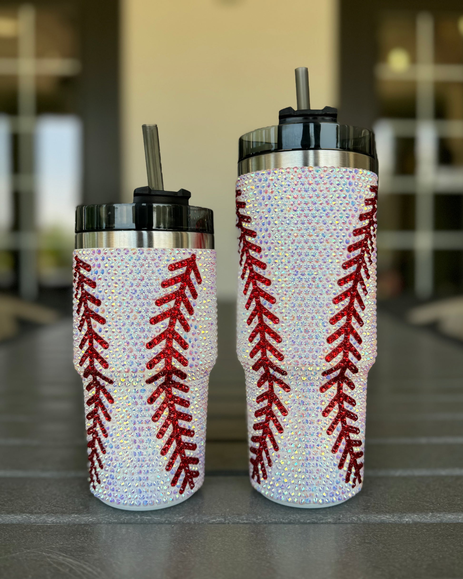 Pre-Order: Crystal BASEBALL "Blinged Out" Tumbler (Ships Approx. 6/30) - Live Love Gameday®