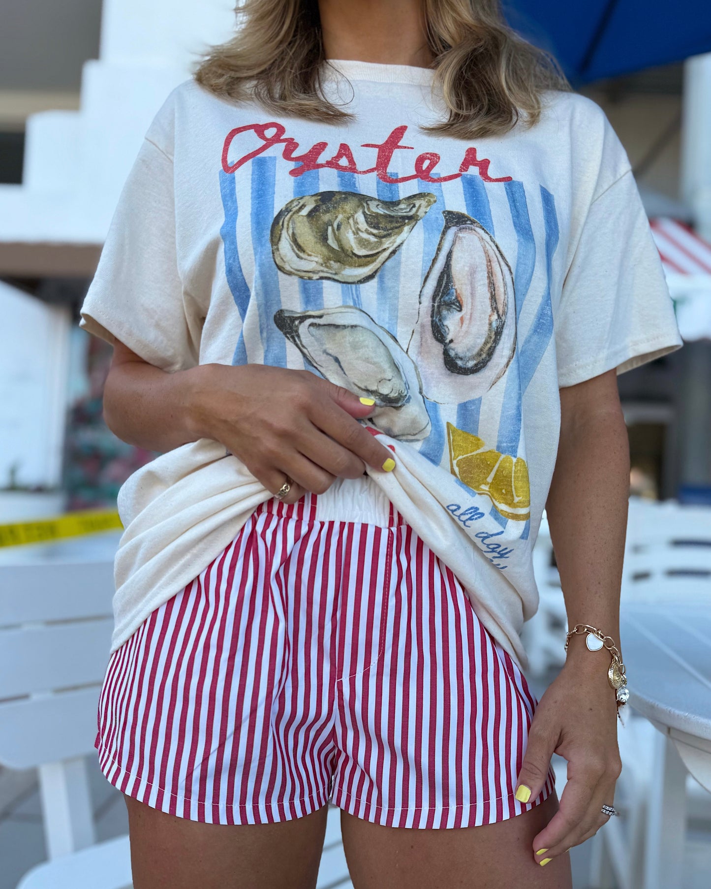 Red Pinstripe Boxer Shorts