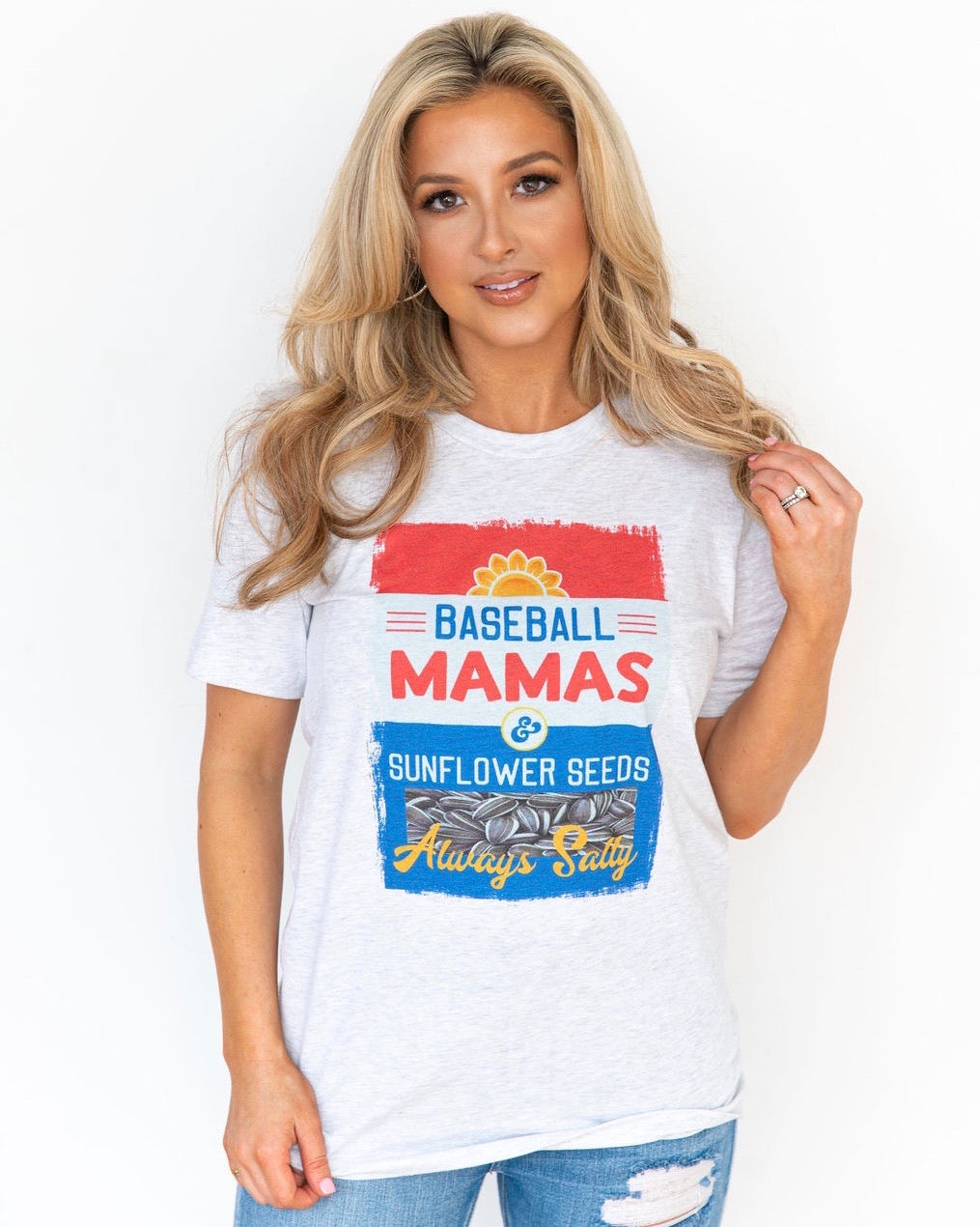 Baseball Mamas Always Salty Tee - Live Love Gameday®