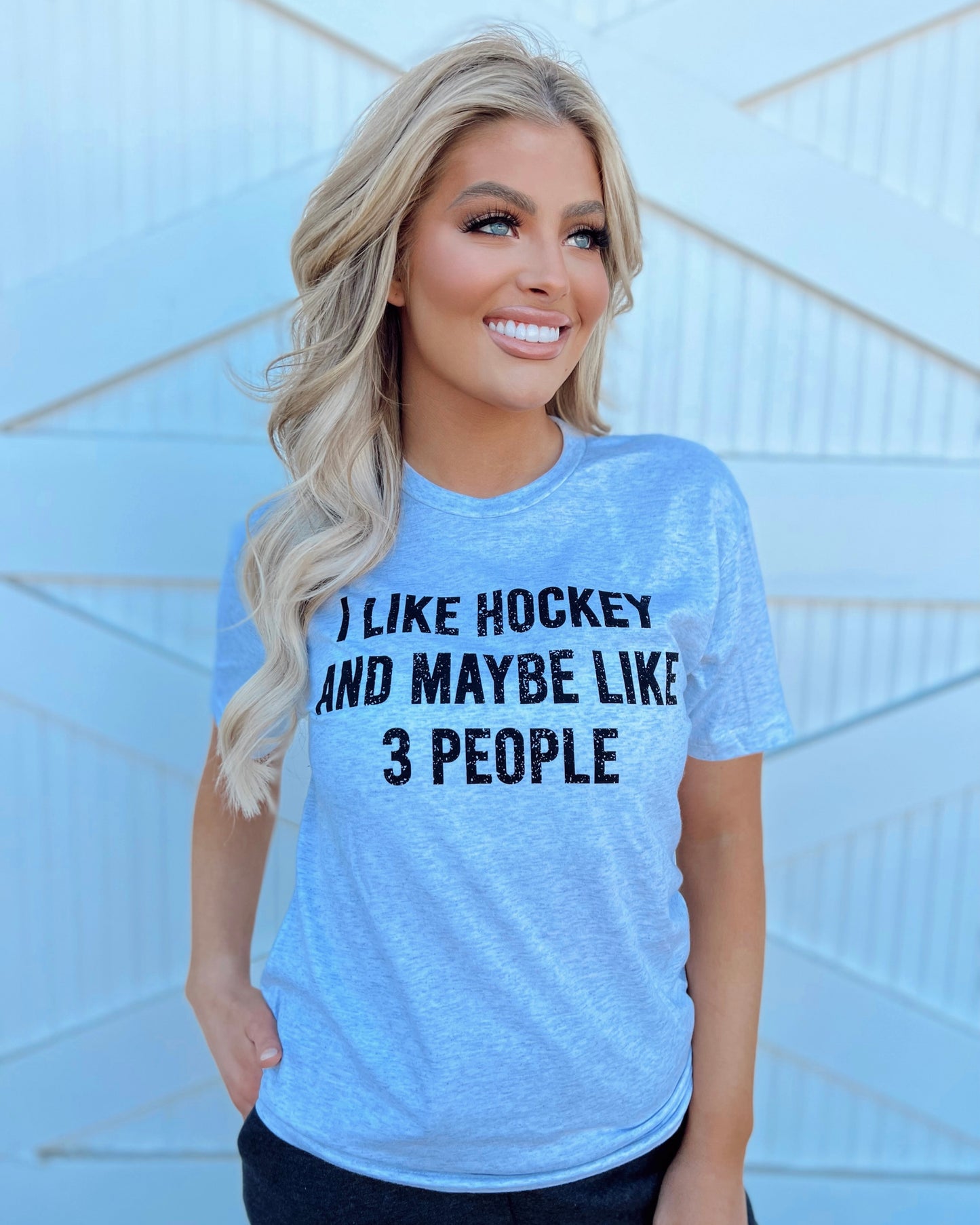 I Like Hockey & Maybe Like 3 People Unisex Tee - Live Love Gameday®