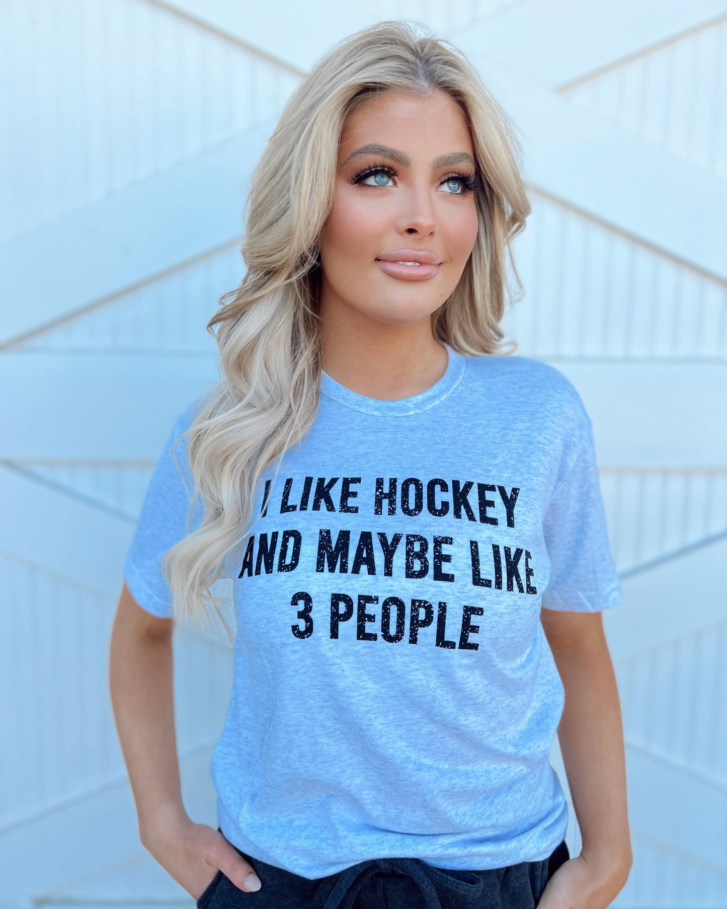 I Like Hockey & Maybe Like 3 People Unisex Tee - Live Love Gameday®